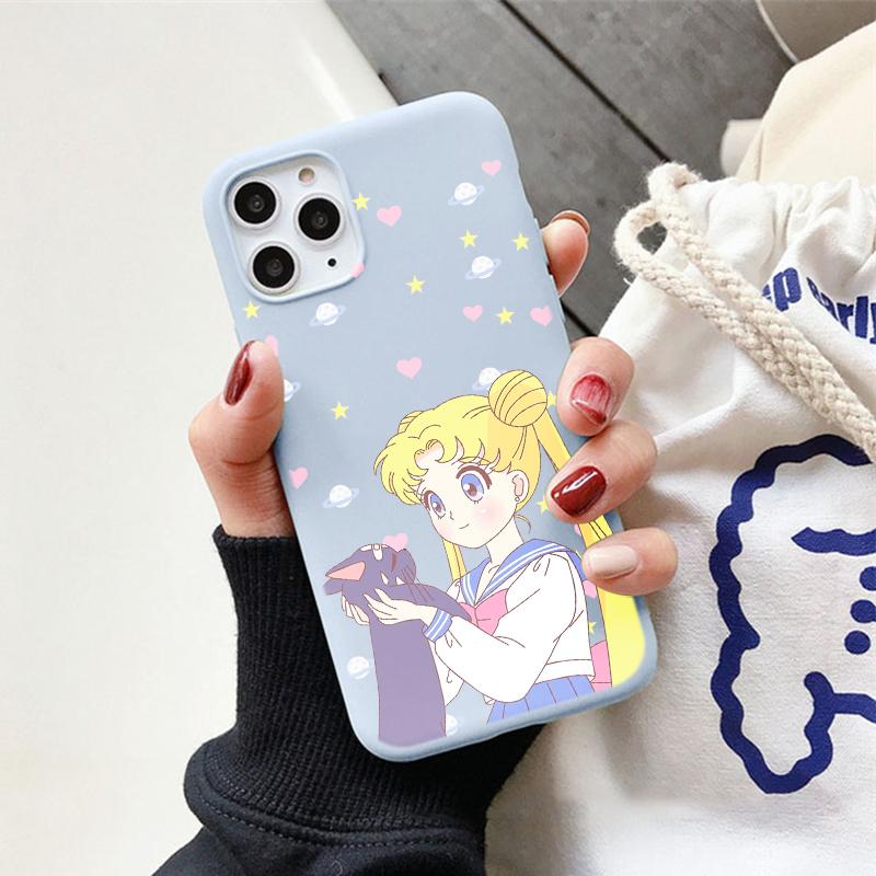 Чехол для Huawei Y9 Prime 2019 P30 P20 Honor 10i 20i 8X 50 Mate 20 Pro P40 Lite E Y7 Y6 P Smart 2021 Nova 5T Мультяшный Аниме Девушки