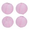 10Pcs 6 Inch Round Chinese Paper Lanterns Festive Hanging Ball Lantern for Wedding PartyPink