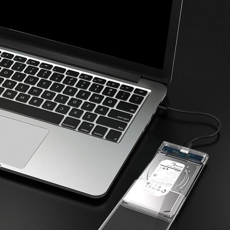 Внешний корпус для HDD 2,5 дюйма из высокопрочных ПК-материалов, простая установка, высокая скорость передачи данных