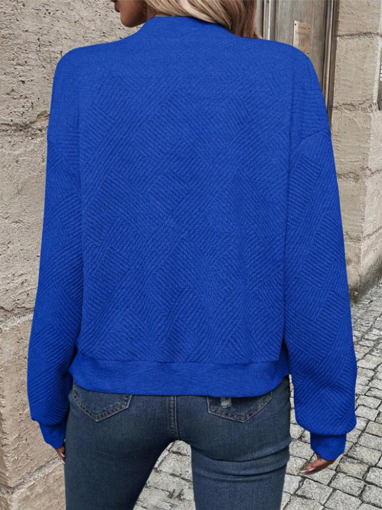 Весенний повседневный кардиган из трикотажа на молнии с высоким воротником, женское пальто с длинным рукавом и шикарным дизайном