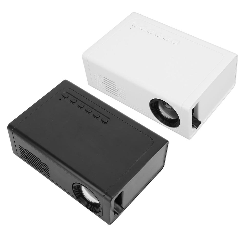 Портативный проектор 1080P HD USB Movie Video Projector с HD Multimedia Interface Пульт дистанционного управления для