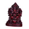 16cm Resin Elephant Ganesha Buddha Statue Handmade Desk Ornament Hindu God Craft for Garden Yard Stylish Fine Workmanship