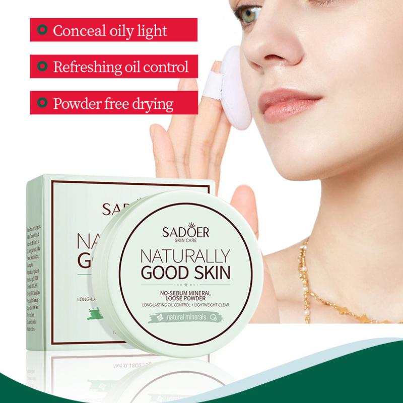 Косметика SADOER Mineral Loose Powder Освежающая легкая фиксирующая консилер-пудра