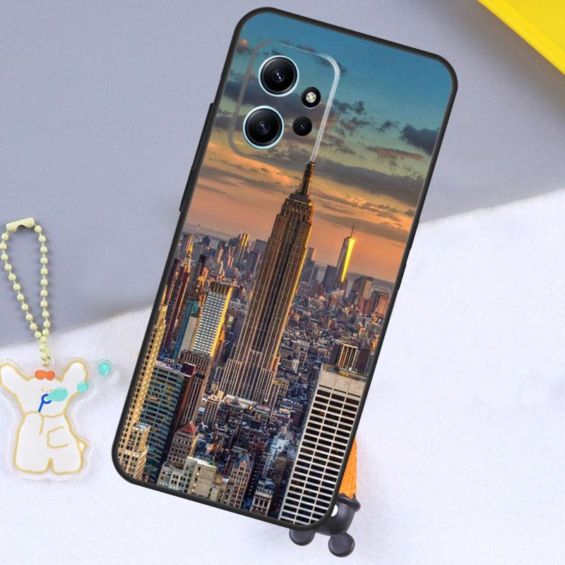 Чехол New York City для Xiaomi Redmi Note 12 9 10 11 Pro 12S 9S 10S 11S Чехол для Redmi 12 13C 12C 9C 10C
