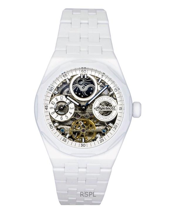 Ingersoll Мужские часы Broadway Ceramic White Skeleton Dial Automatic I15103