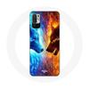 Case for Xiaomi Redmi Note 10 5G Ice and Fire Wolf
