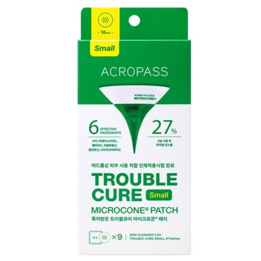 [Acropass] Пластырь с микроиглами от проблемной кожи Trouble Cure (1 упаковка - 6 пластырей)