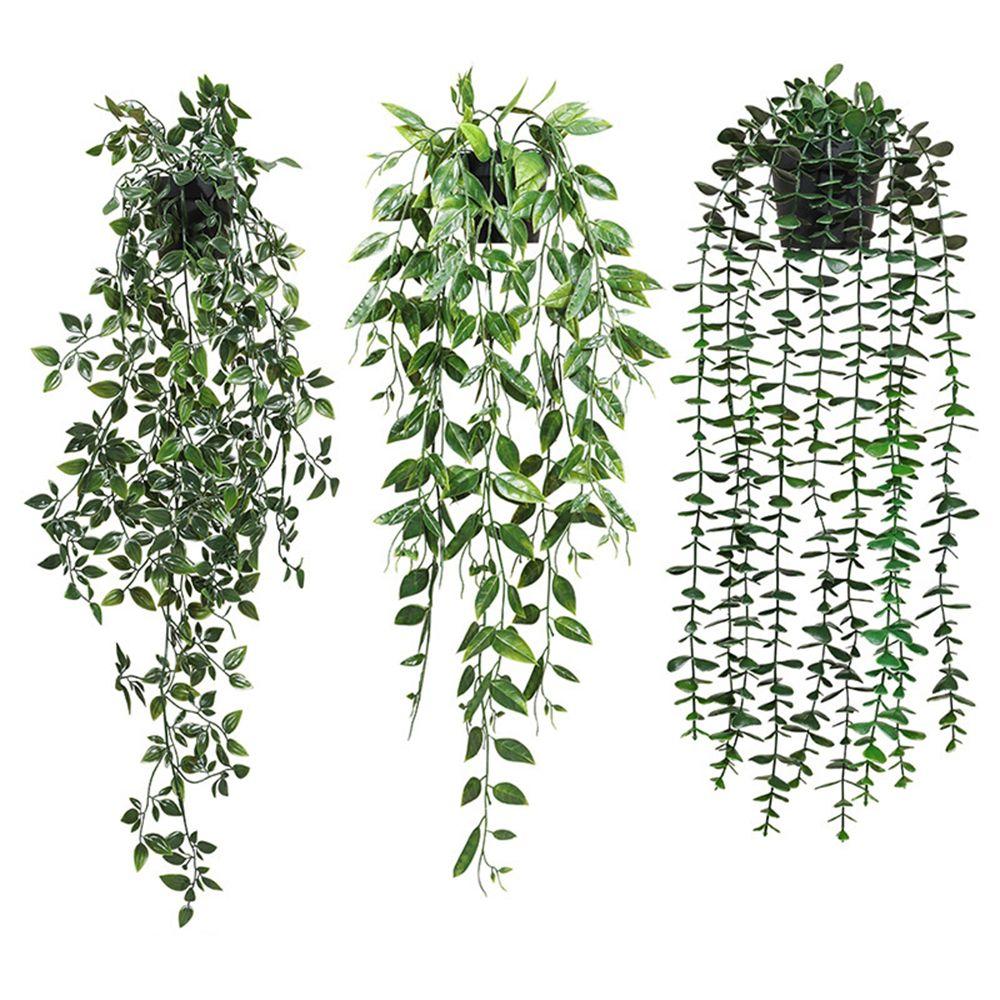 Home Decor Wall Hanging Fake Foliage Garland Plants Artificial Ivy Leaves Eucalyptus Vine
