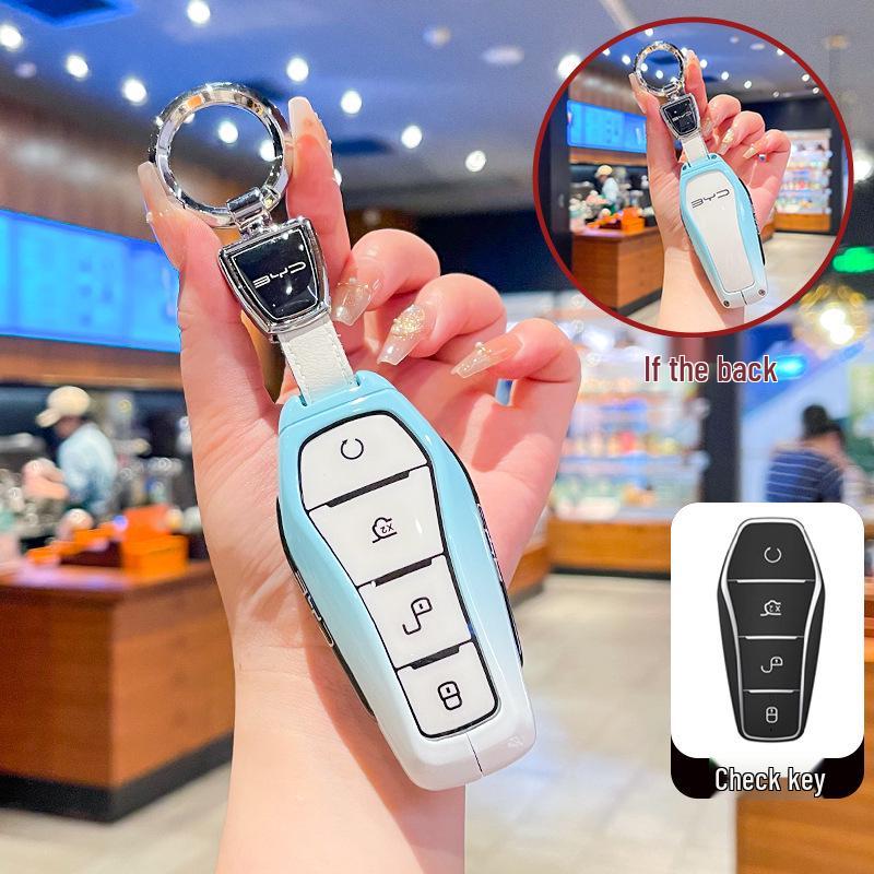 Чехлы для ключей автомобиля BYD для Han, Qin Plus DMI, Song Pro, Song L, Tang, Yuan, Destroyer 05, Seagull, Dolphin