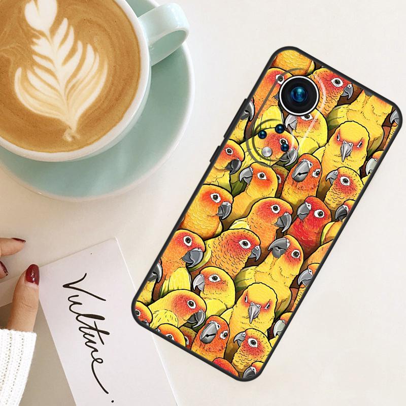 Животное Попугай Птица Для Honor Magic 8 Pro 7 6 5 Lite Чехол Для Honor 400 200 50 70 90 X8c X9a X9b X9c X9d Win RT