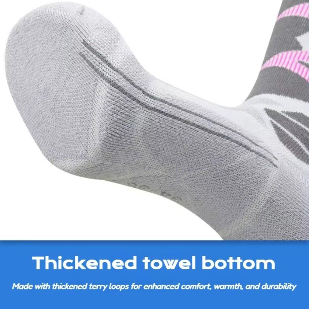 Warm Thick Skiing Socks Moisture Wicking Thermal Wool Socks Snowboarding Socks Outdoor Sport