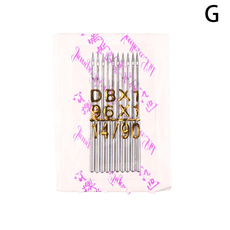 Горячие 10 шт. Иглы для шитья DBX1 № 7 8 9 10 11 12 14 16 18 19 20 21 22 Размеры Для Промышленной Прямострочной Оверлочной Швейной Машины