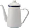 Toyoho Pure Enamel Cafe Pot, White, Size: Approx. W21.5 X D11 X H19.5, PU-2305