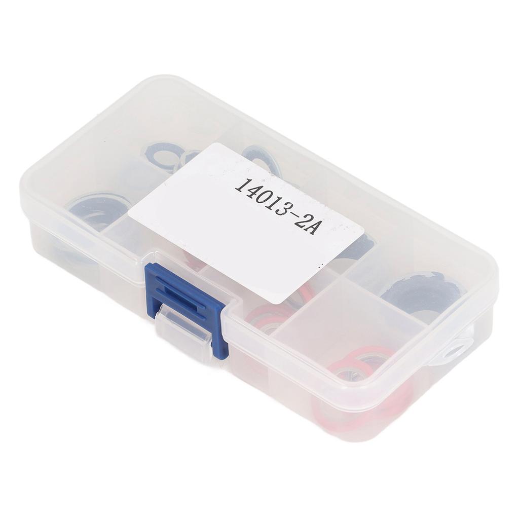 40 шт. уплотнительное кольцо для системы кондиционирования воздуха, комплект прокладок для кондиционера, комплект шайб для уплотнения порта компрессора переменного тока