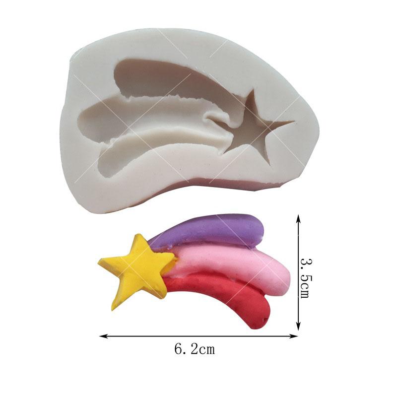 Силиконовая форма для дизайна единорога, форма для украшения торта, сахарная резинка, инструмент для пасты, 3D форма для шоколадного мусса