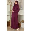 One Piece Prayer Dress Plum