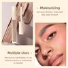 QIBEST Matte Liquid Eyeshadow Liquid Matte Finish Face Nude Earth Color Three-dimensional Eye Cheeks
