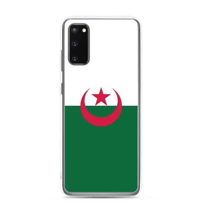 Телефонный чехол - Samsung - Galaxy S20 Plus - Drapeau Algérie - Souple - Multicolore
