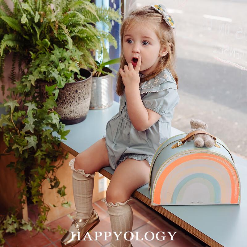 Детский комбинезон Happyology с коротким рукавом и вышивкой