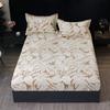 Queen Size Bedsheet 100% Cotton Fitted Sheet Brushed Bed Cover Soft Mattress Protector Sabanas Para Cama (Pillowcase Need Order)