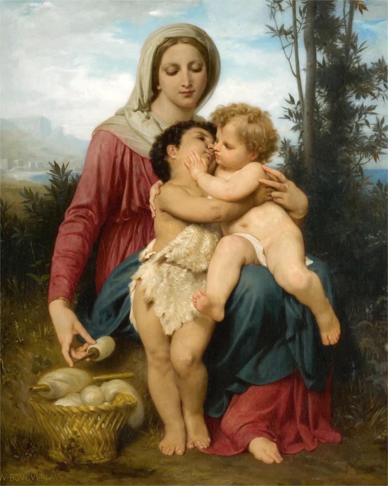 Художник Уильям Бугро Знаменитые Классические Портреты Винтажное Произведение Искусства Постер Холст Картины Настенное Искусство Картинки Домашний Декор