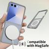 Магнитный полупрозрачный матовый защитный чехол для Samsung Z Fold 7/Flip 7