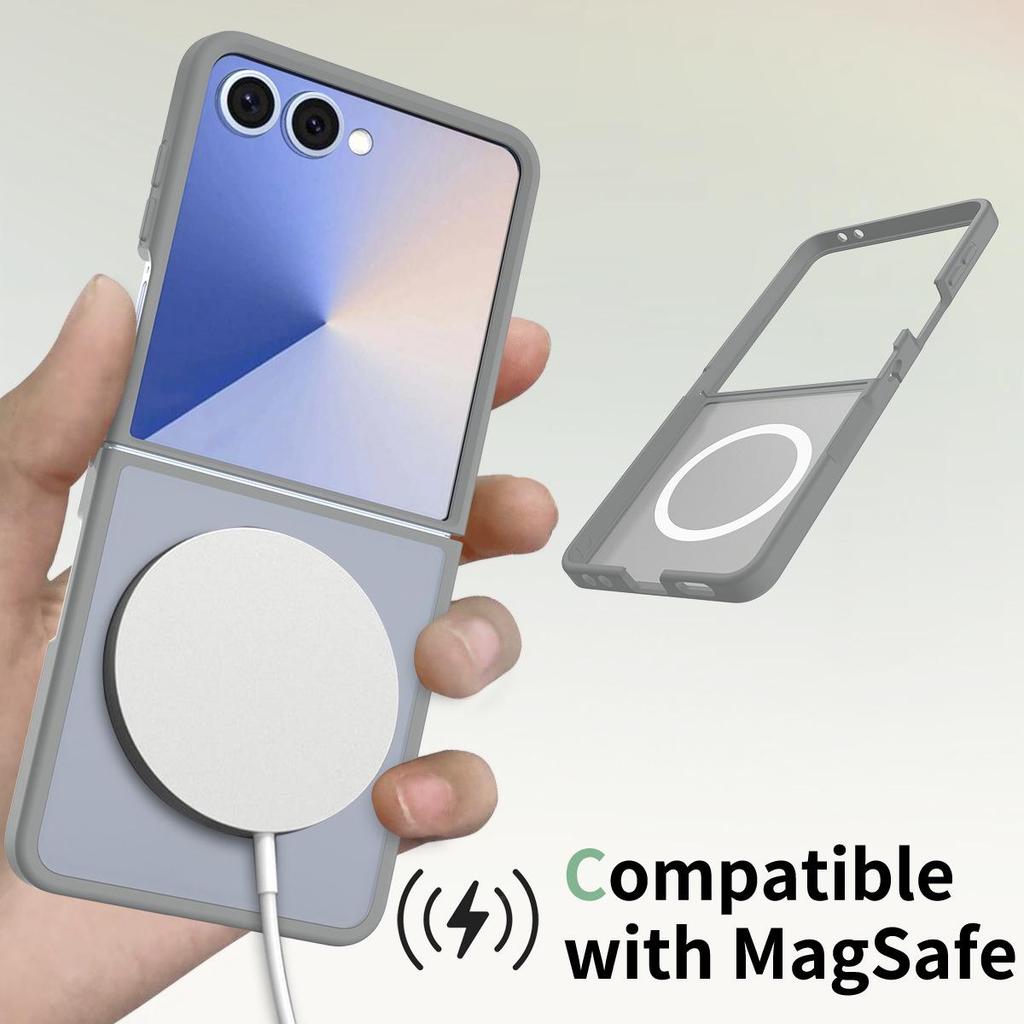 Магнитный полупрозрачный матовый защитный чехол для Samsung Z Fold 7/Flip 7