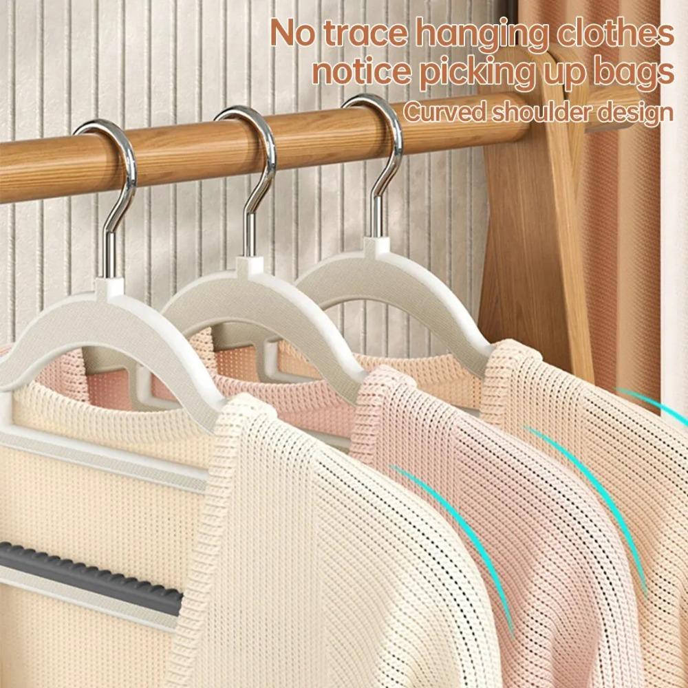 10-1 PCS Clothes Hanging Household Hangers Non-slip Dormitory Bedroom Special Storage Clothes Hanging No Trace