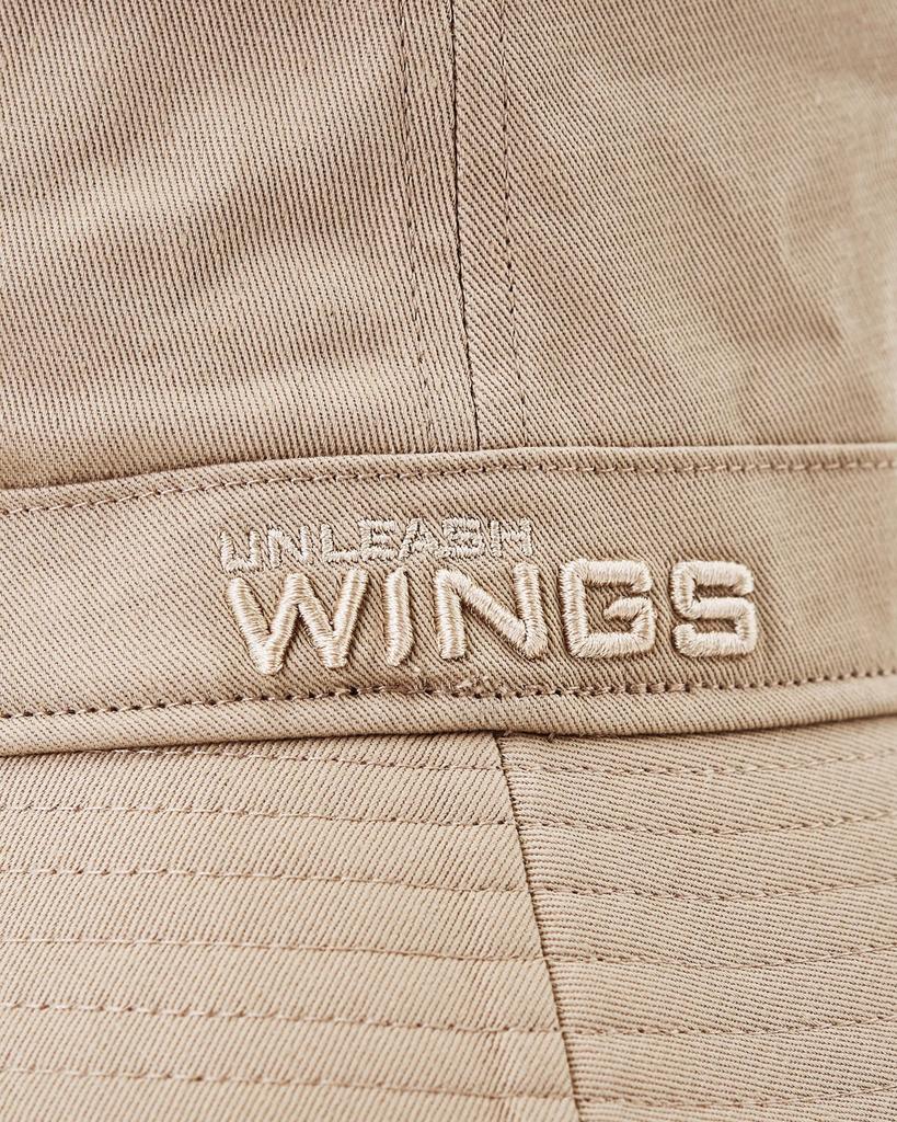Bucket Hat Wings Unleash Cotton Hat Beige
