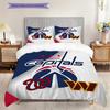Washington Wizards Pattern Bedding Quilt Set Quilt Cover Pillowcase Home Decoration Birthday Gift (1 * duvet cover + 2 * pillowcase, without core)