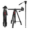 KINGJOY VT890H 178cm/ 70inch Portable Lightweight Aluminum Alloy Tripod Detachable Monopod with