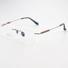 SG0043 Solid Luxury Square Unisex Rimless Foldable Fashion Eyeglasses Frame Business Elite Style Fast Delivery Direct Shenzhen