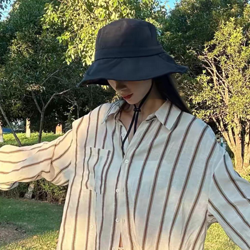 Однотонная шляпа от солнца с широкими полями, японская быстросохнущая панама, весенняя кепка для альпинизма, унисекс