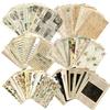 30Pcs American Vintage Style Magazine Newspaper Material Paper Scrapbooking Journal Book DIY Background Decoration Bottom Paper