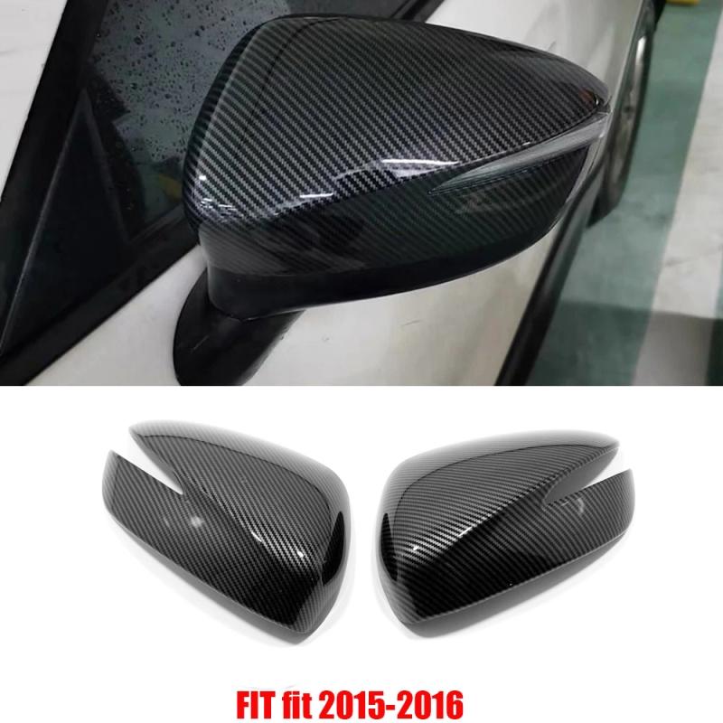 Для Mazda CX-5 CX5 2012 -2014 2015 2016 2017-2021 ABS Накладки на Боковые Зеркала Заднего Вида под Карбон Накладка на Зеркало Заднего Вида Чехлы на Автомобиль