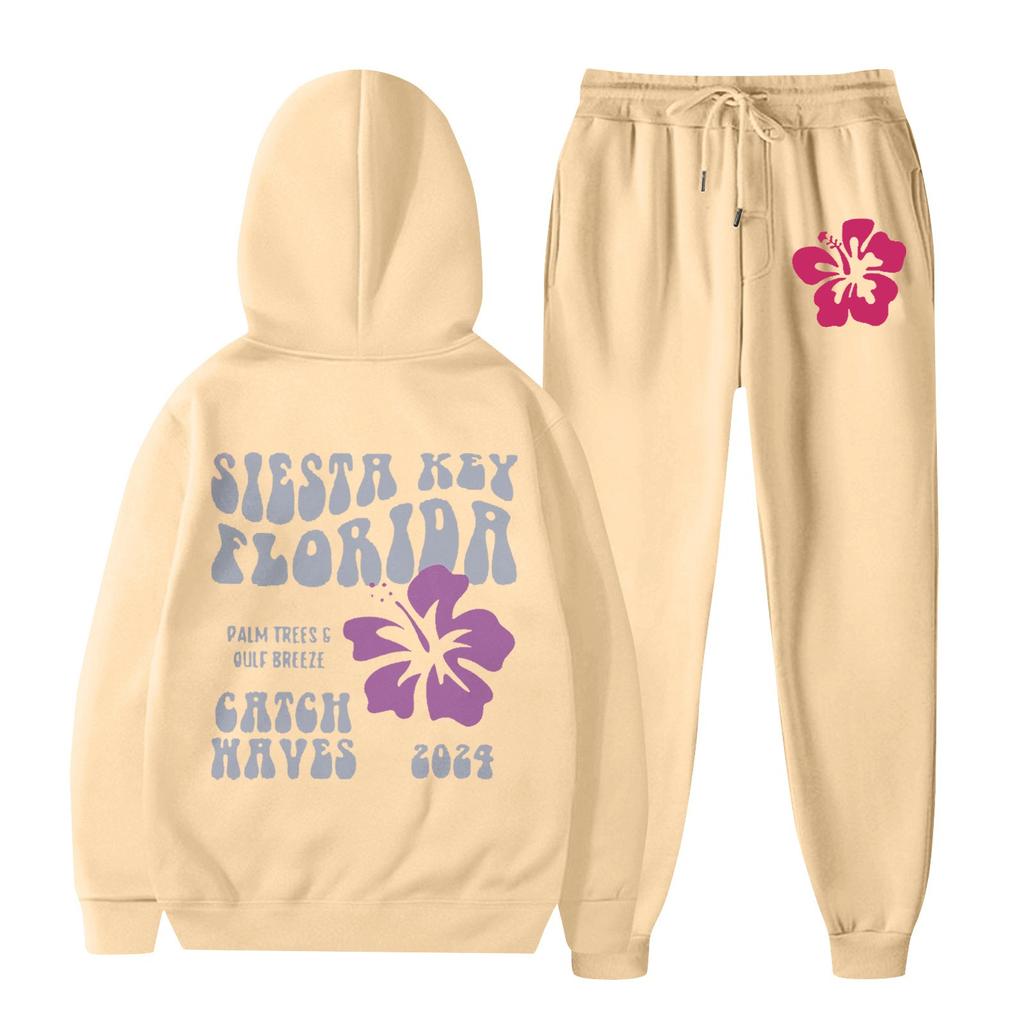 Женский спортивный спортивный костюм с капюшоном, комплект из двух предметов для бега, пуловер с длинными рукавами, толстовка + спортивные штаны, унисекс