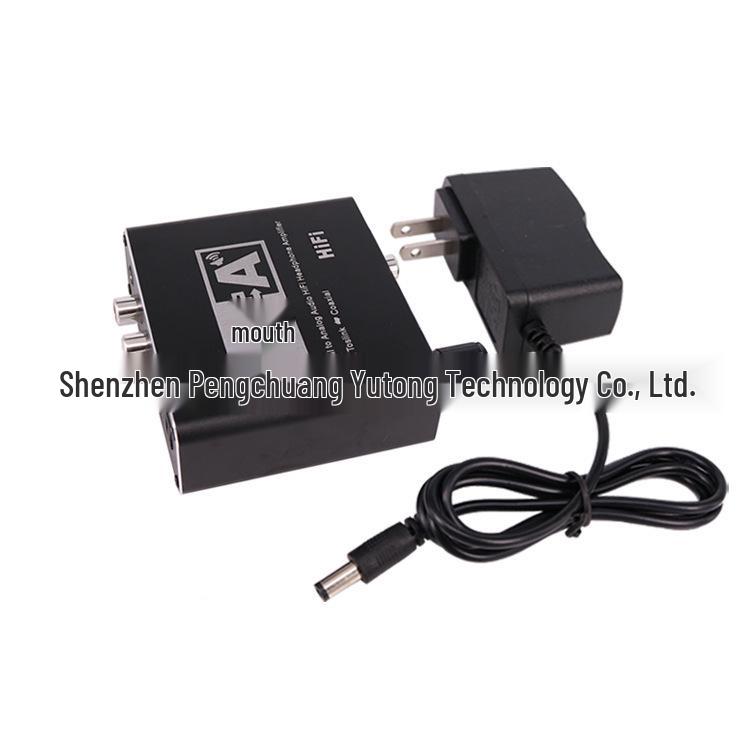 Digital To Analog Converter: Coaxial To 5.1 Channel Audio Decoder with Adjustable 3.5mm Headphone Jack