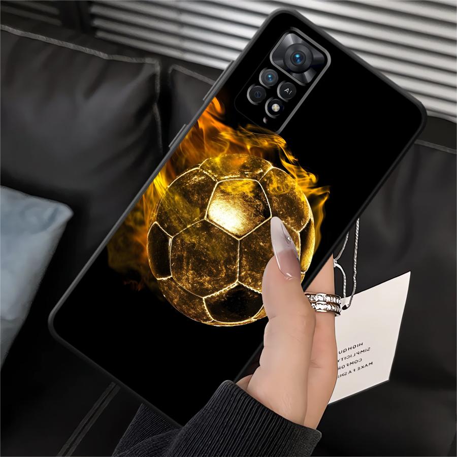 Чехол для телефона «Футбольный чемпион» для Xiaomi Redmi Note 14 13 Pro Plus 12S 11S 14C 9 8 7 K40 K80 A1 A2 A3 A4 A5 12C 13C 10 12