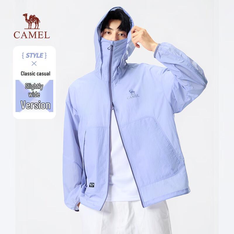 Camel Мужская куртка с капюшоном UPF50+ для защиты от солнца M35BS01072