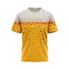 3D Beer Printing Short Sleeved T-shirt Top Trend Men's T-shirts