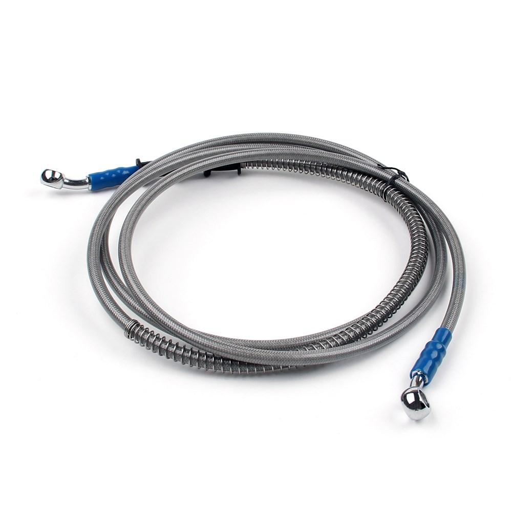 240cm/94" M10 Brake Oil Hose Line Banjo Fitting Stainless Steel End