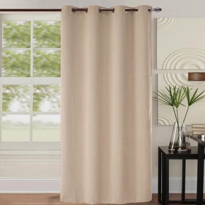 Шторы Блэкаут - 140x260см - Серый - Люверсы - Полиэстер