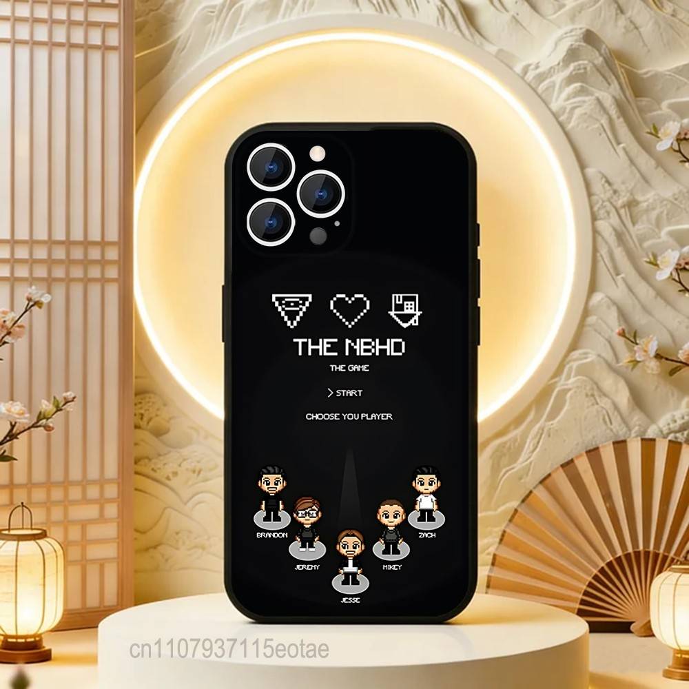 Бренд The N-Neighborhood NBHD Чехол для телефона Для iPhone 17,16,15,14,13,12,11,Pro,Max,Plus,E,Air,Mini Защитный Черный Чехол
