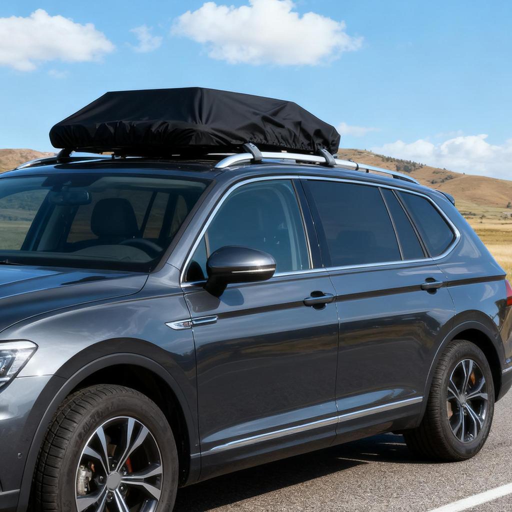 Roof Rack Cover Waterproof Luggage Bag Protector Dust Rain Resistant Travel Storage Case for SUV Car Automotive Camping Outdoor