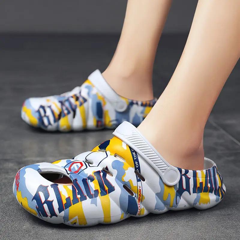 Ева Мужская Обувь Уличная Пляжная Мужские Шлепанцы Высокое Качество Слайды Веселые Элегантные Дизайнерские Роскошные Дешевые Обувь Ликвидация Взрослый