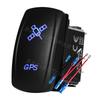 Marine Rocker Switch 12V Blue Led Light Bar Car Switch Jumper Wires Kit for ATV Polaris Camper OFF Road 4x4 Truck Schoolbus Boat Battery Switches5