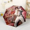 Elvis Customize Your Name Umbrella Outdoor Automatic Umbrella Compact Durable 8-Rib Durable Plastic Iron All-Season Umbrella for Travel Fashionable