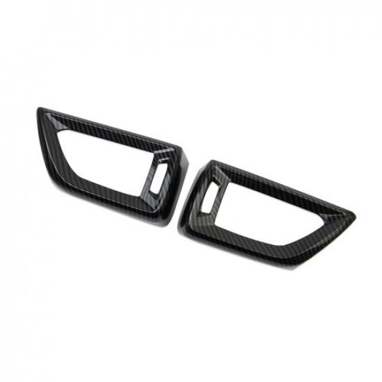 Carbon Fiber Style Dashboard Side Air Outlet AC Vent Cover Trim For Acura RDX