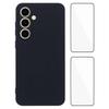WANLONFENG RB3 Series For Samsung Galaxy A26 5G Case with 2Pcs Screen Film Precise Lens Hole Soft TPU Phone Back Cover
