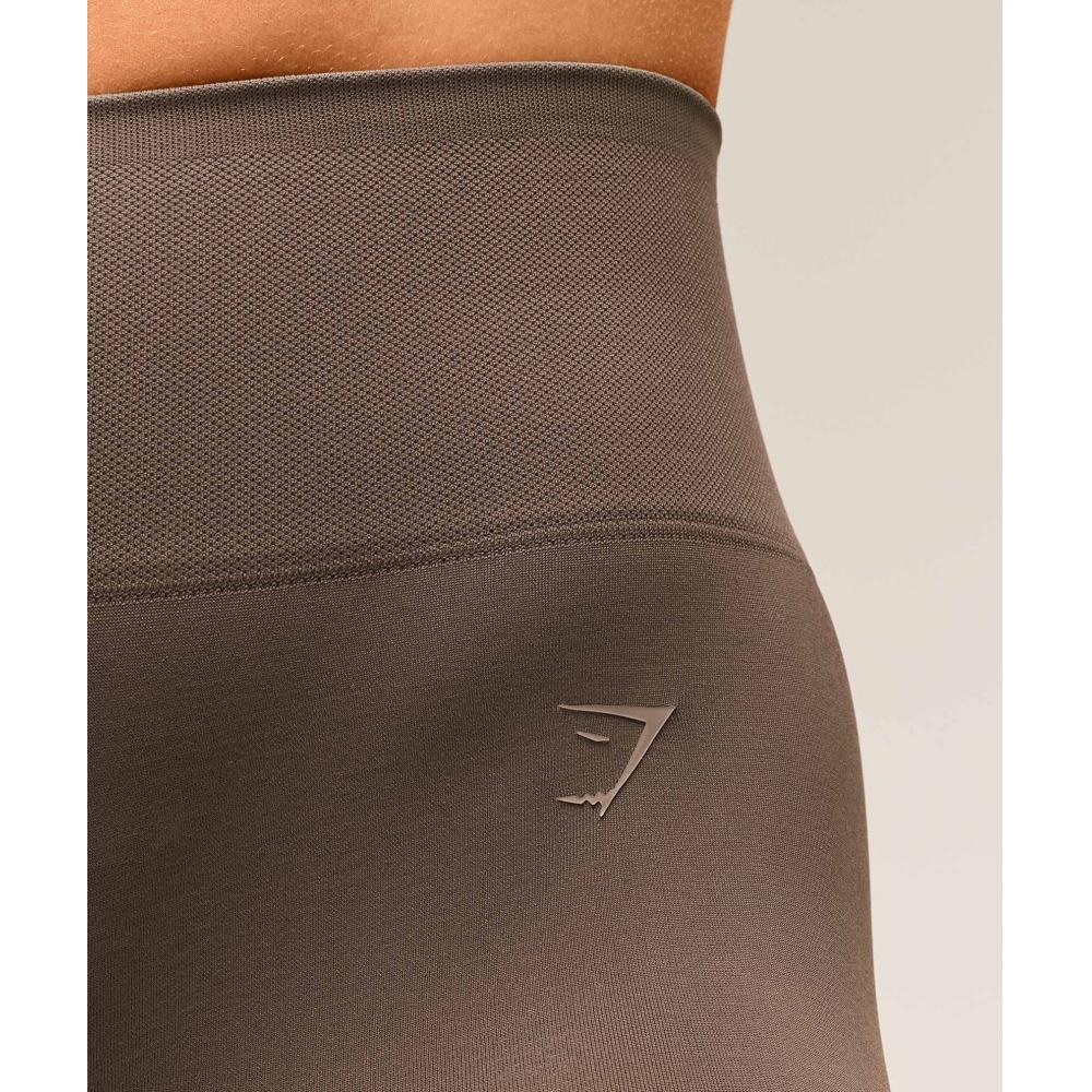 Gymshark Мягкие леггинсы Sculpt цвета орехового дерева B2c7t Nccz